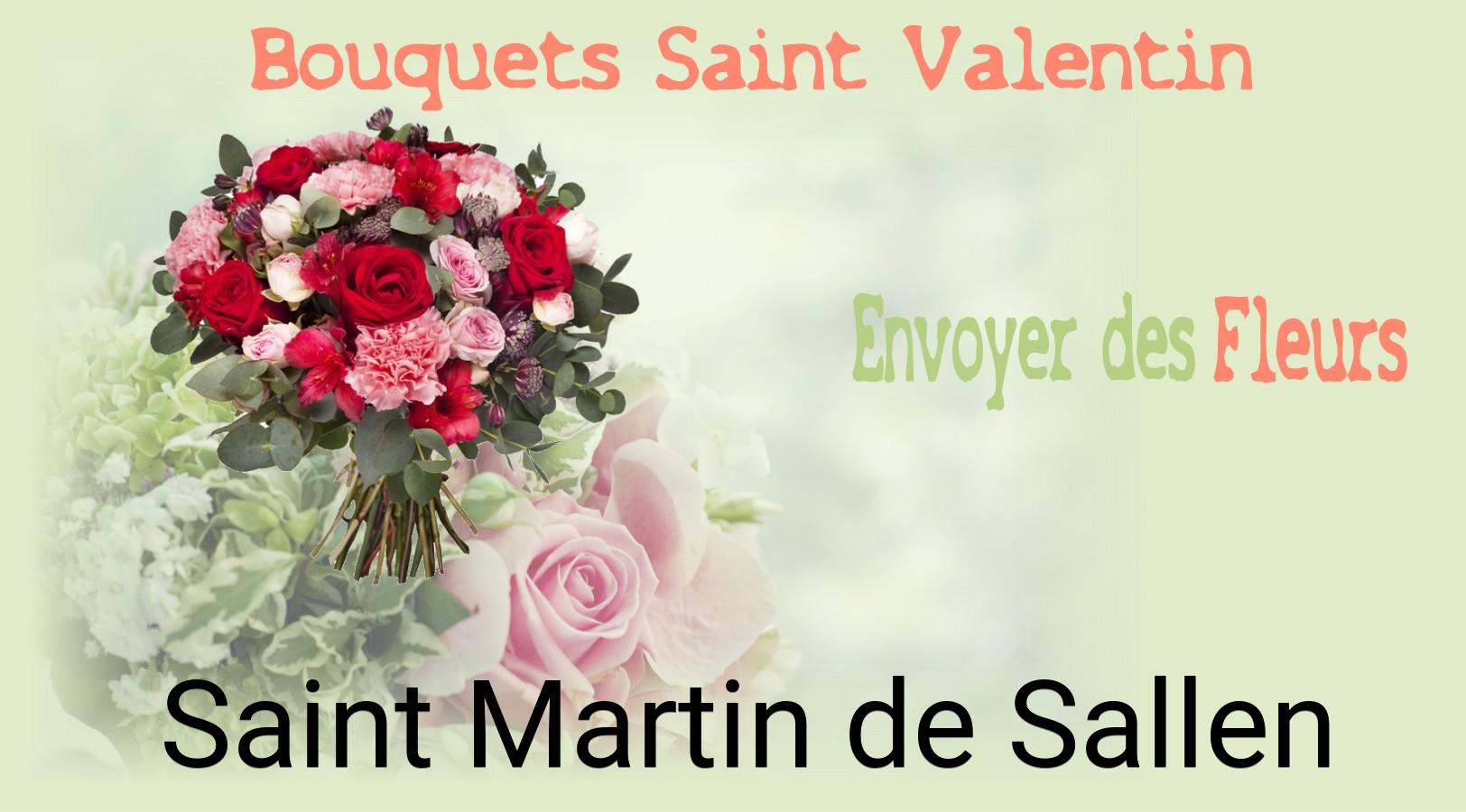 Roses de Saint-Valentin livrées à Saint-Martin-de-Sallen